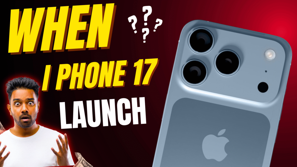 iPhone 17 5G mobile in new color with updated camera design and slim body – 2025 official Apple launch