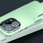 Nokia N73 5G phone showcasing rear quad-camera design and sleek body finish