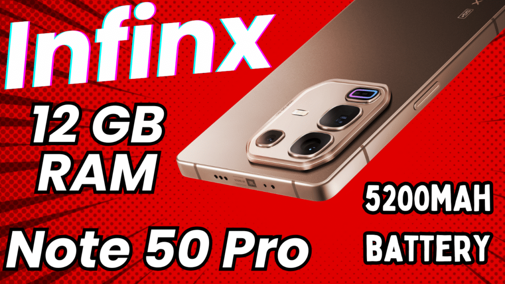 Infinix Note 50 Pro+ 5G with 6.78-inch AMOLED display and triple rear camera