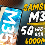 Samsung Galaxy M35 with 6000mAh battery, triple rear cameras, and Dolby stereo speakers