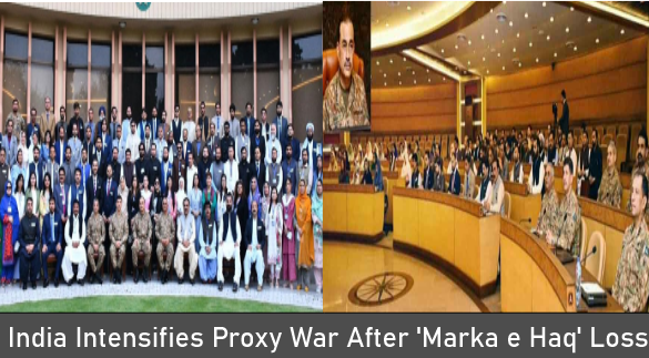 "Pakistan military leadership and civilian representatives during high-level meetings addressing regional security concerns."