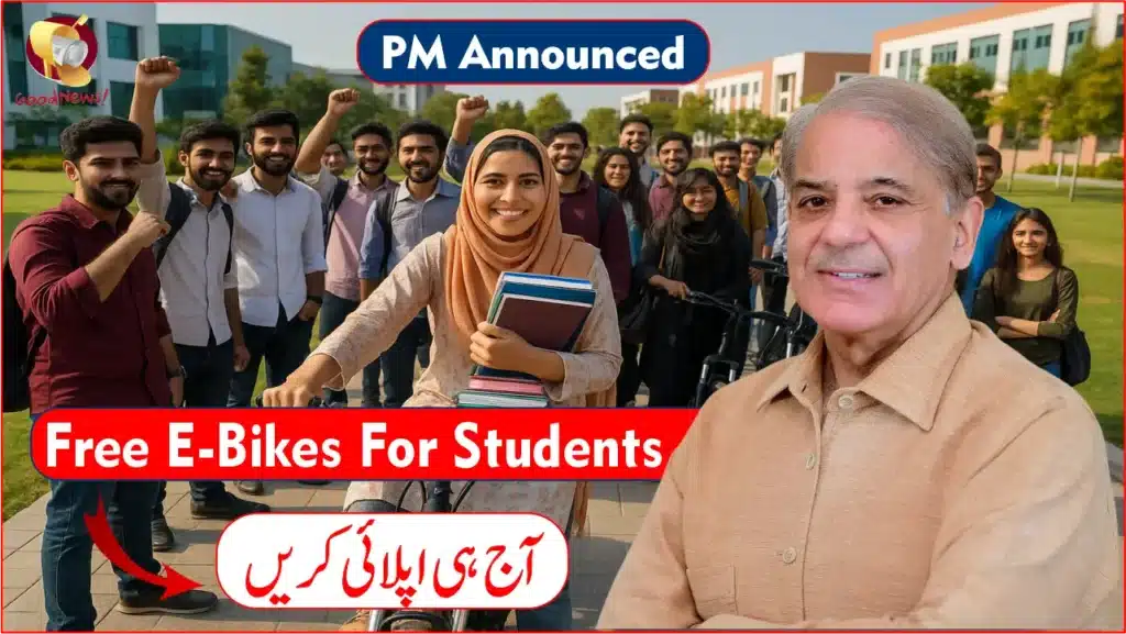 PM Shehbaz Sharif Launches Free Electric Bikes for Students