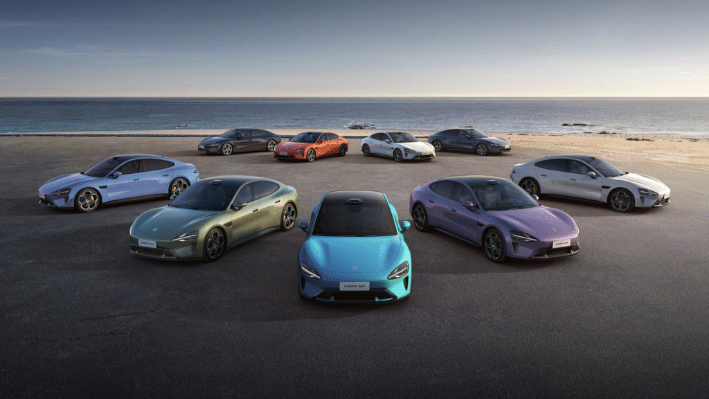 Xiaomi SU7 electric car price, specifications, and features and different colours