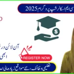 CM Scholarship Program 2025 eligibility and application process in Pakistan