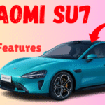 Xiaomi SU7 electric car price, specifications, and features highlighted with Xiaomi logo