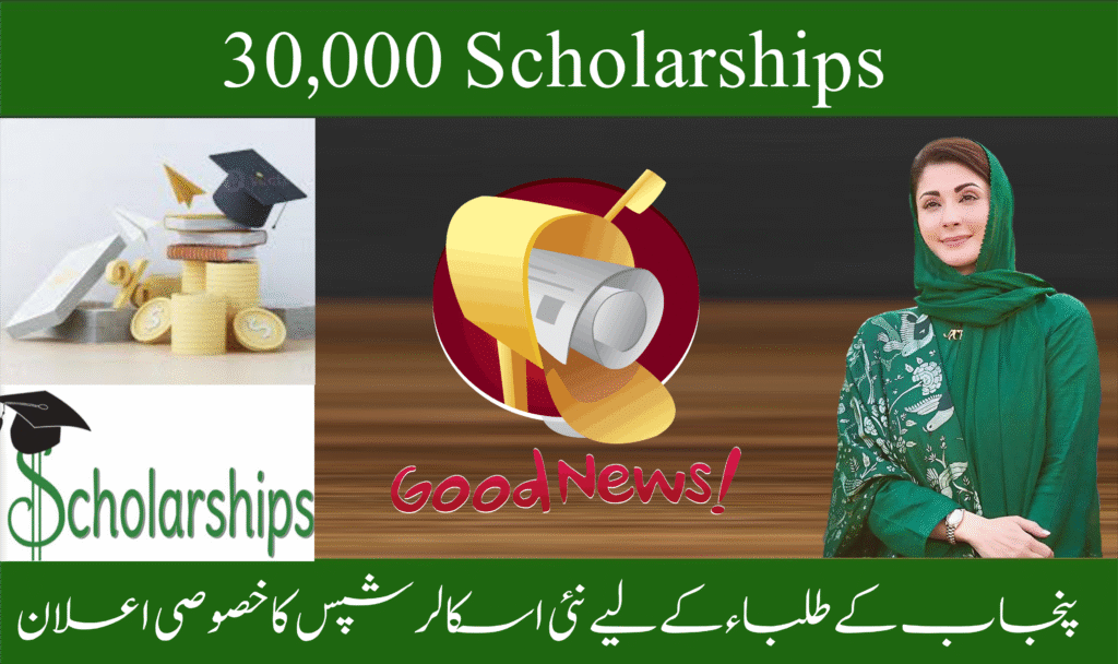 30,000 scholarships for Punjab students 2025