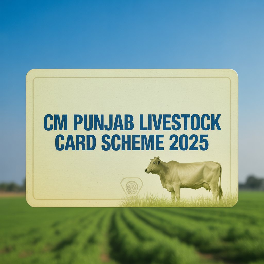Punjab Government introduces CM Punjab Livestock Card Scheme 2025 to support farmers with livestock loans and subsidies.”
