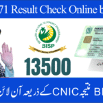 BISP 8171 Result Check Online by CNIC September 2025