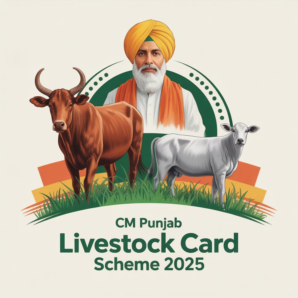 “Interest-free livestock loans and free animal distribution under CM Punjab Livestock Card Scheme 2025 in Punjab.”