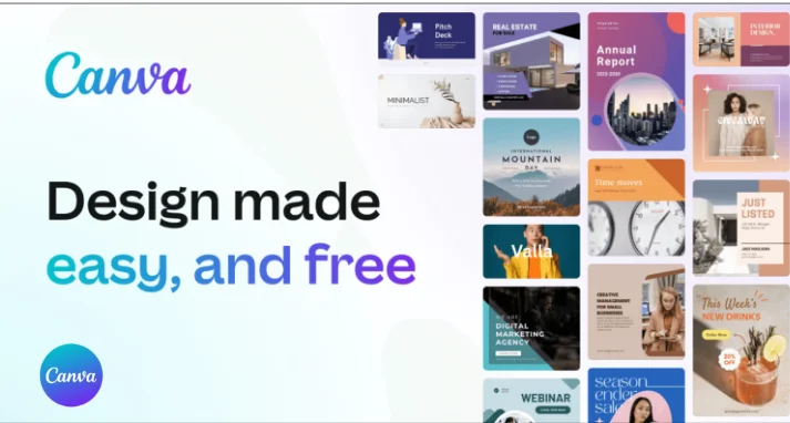 Vertical text in Canva design showing stacked letters for creative poster layout.