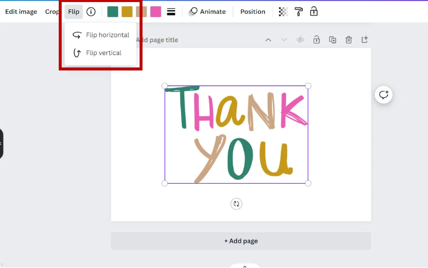 Rotation can add movement to your design or align elements to match a specific layout. Rotating elements in your design can change the flow, draw the eye, and add a creative twist.

Step 1: Choose your element Rotate Elements in Canva 

Like flipping How to Flip and Rotate Elements in Canva begin by clicking on the element you wish to rotate.

Whether it’s a piece of text, a shape, or an image, selecting it will bring up the bounding box that signifies it’s ready to be manipulated.

Step 2: Choose your rotation

Before you rotate the element, decide on the degree of rotation that will best suit your design. Do you want a slight tilt for a dynamic feel or a full 90-degree turn for a bold change?

Visualize the final position of your element to determine the rotation degree you aim to apply.

In Canva, you can flip multiple elements at once.
To do this, hold down the Shift key and click on each How to Flip and Rotate Elements in Canvayou want to flip so that they are all selected.
Then use the Flip option just as you would for a single element.

For example, I've flipped an image and another Rotate Elements in Canvaelement vertically at the same time.