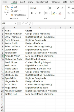 Now you need to map each data field to the corresponding Canva mail merge in your design template. For example, if you have a “Name” field in the CSV file, map it to the name box in the template.