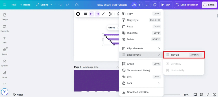 for cleaner layouts.

Work with groups: Group related items after spacing to preserve structure.

Use grids for symmetry: Employ Canva’s grid layouts for designs like portfolios or image galleries.

Preview before export: Use Canva’s preview mode to double-check visual balance.